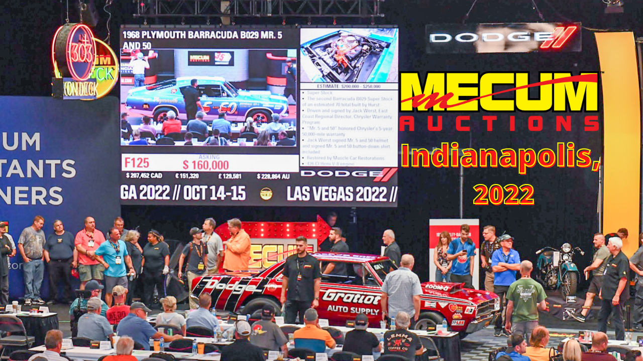 2022 Mecum Auction in INDY Full Tour…It’s like you were there!